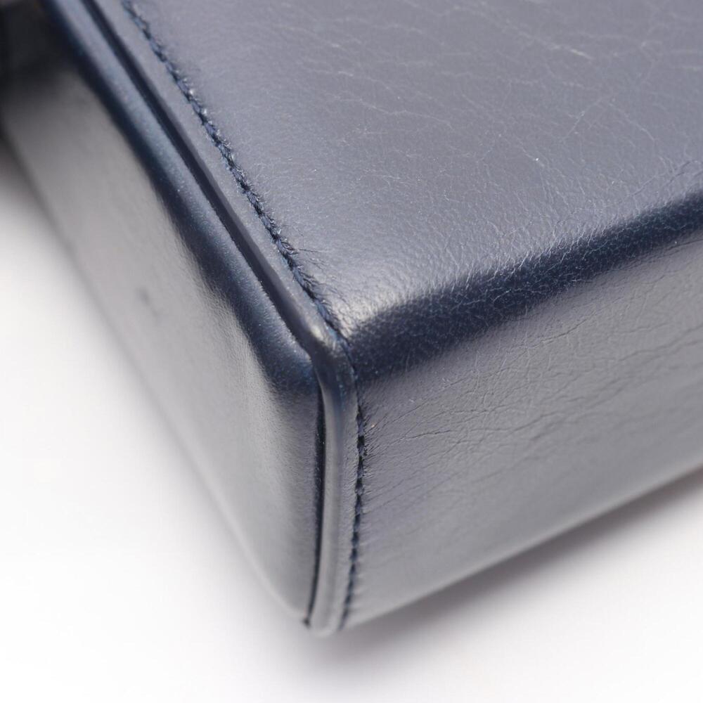 CHRISTIAN DIOR Blue Leather Shoulder Bag - Picture 8 of 10
